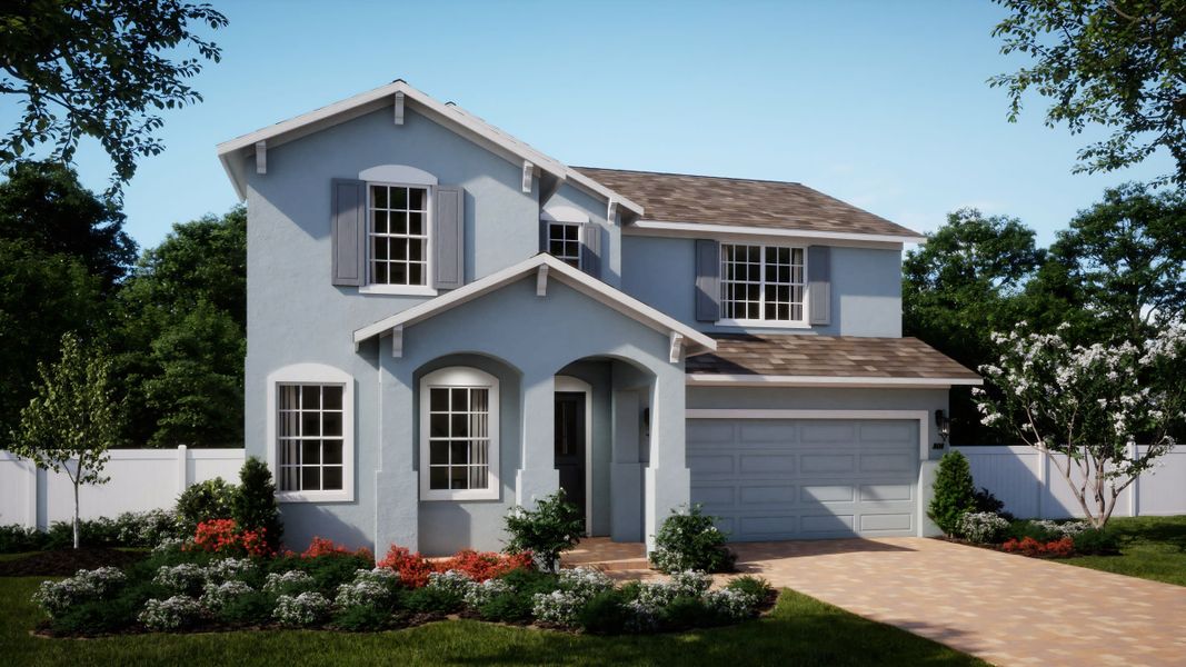 Elevation 3 | Newcastle | New Homes in Florida | Landsea Homes