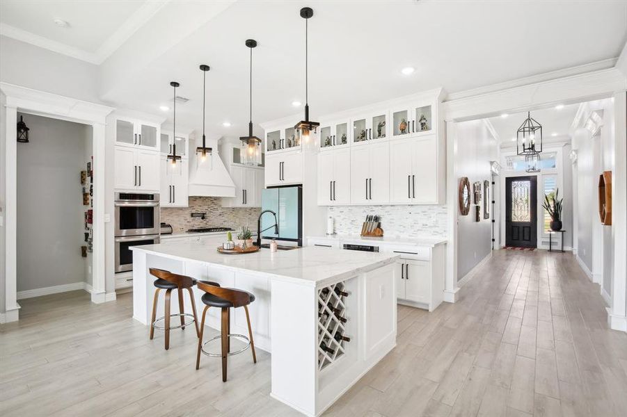 Beautiful kitchen with all the right touches.