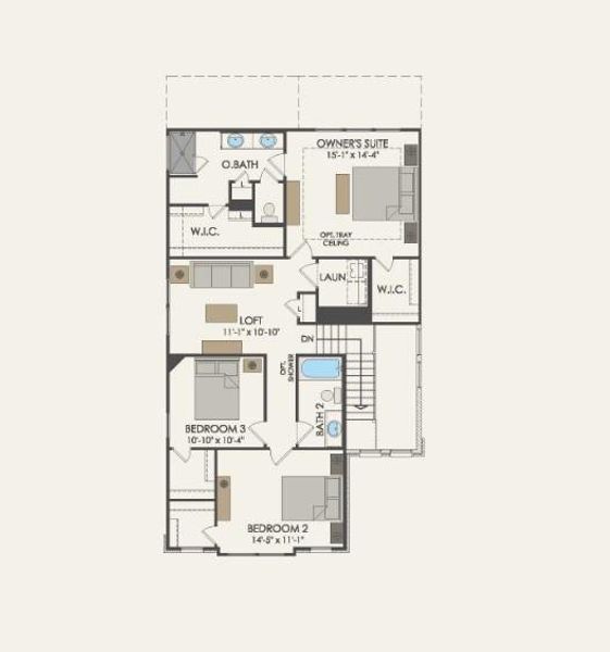 Pulte Homes, Sienna floor plan