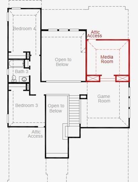 2nd Floor Diagram