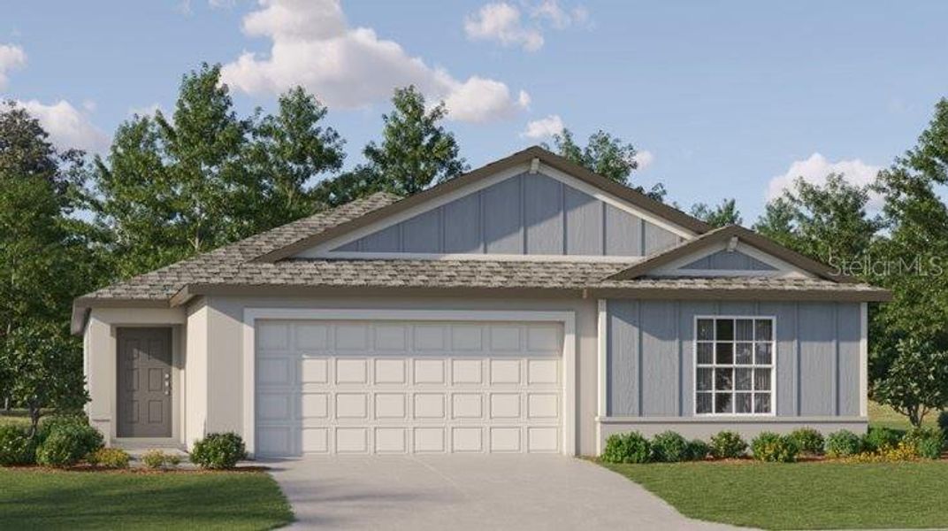 New construction Single-Family house 11336 Linden Depot Road, San Antonio, FL 33576 Harrisburg- photo