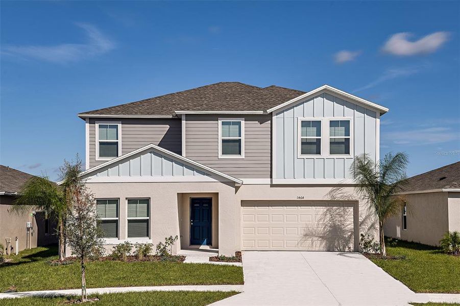 New construction Single-Family house 4147 Gerbera Daisy Avenue, Lake Hamilton, FL 33851 Catalina- photo