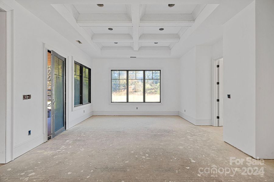 Kitchen looking into Casual Dining area