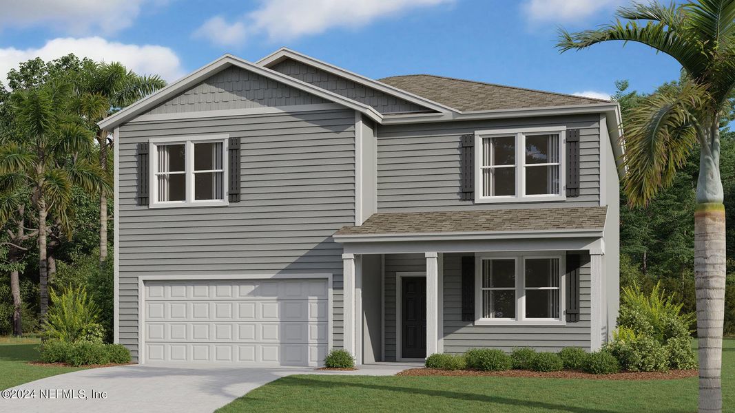 New construction Single-Family house 12404 Rubber Fig Terrace, Jacksonville, FL 32218 - photo
