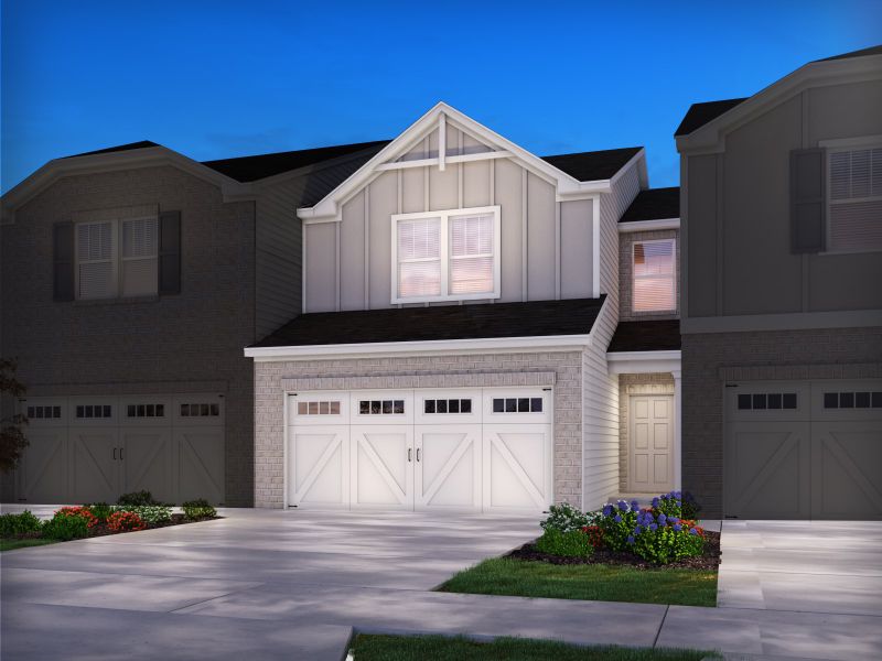 New construction Townhouse house Pearl, 167 Valley Oak Drive, Dawsonville, GA 30534 - photo