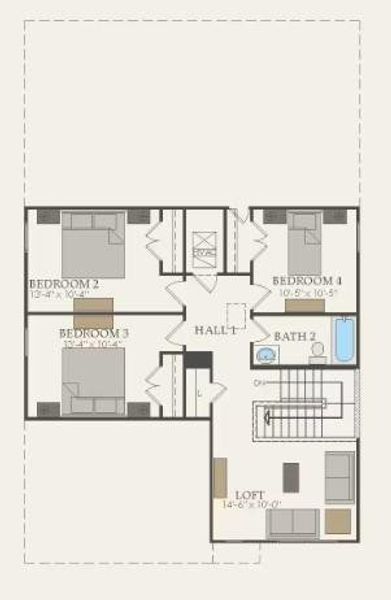 Pulte Homes, Dinero floor plan