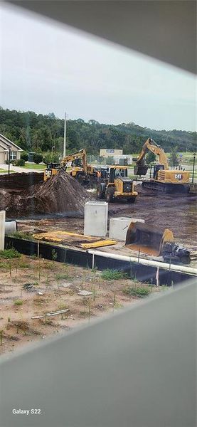 Under construction .Club house.