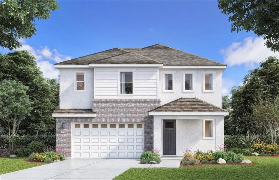 New construction Single-Family house 1009 Chapote Terrace, Georgetown, TX 78628 Plan 3- photo