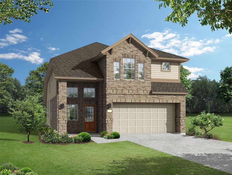 New construction Single-Family house 215 Lukewood Circle, Willis, TX 77318 Francisco- photo
