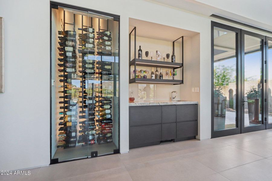 Wine Room and Wet Bar