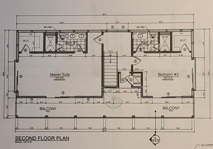 2nd floorplan 1,250 s/f