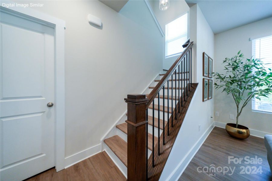 Digital Image Similar: Iron Balustrades at Stairs