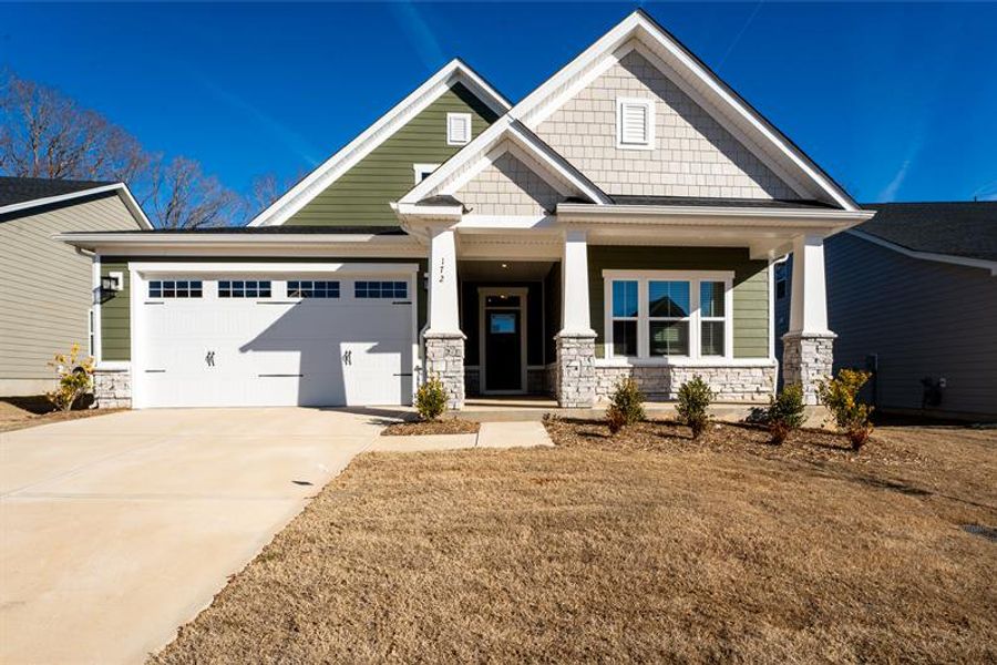 New construction Single-Family house 172 Hudson Point Dr, Troutman, NC 28166 Palladio Ranch- photo