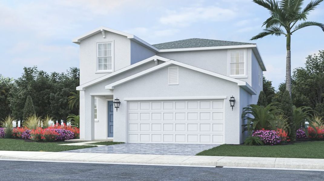 New construction Single-Family house 11170 Nw Fernbrook Dr, Port Saint Lucie, FL 34987 Columbia- photo
