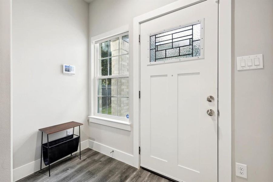 Entryway featuring a foyer