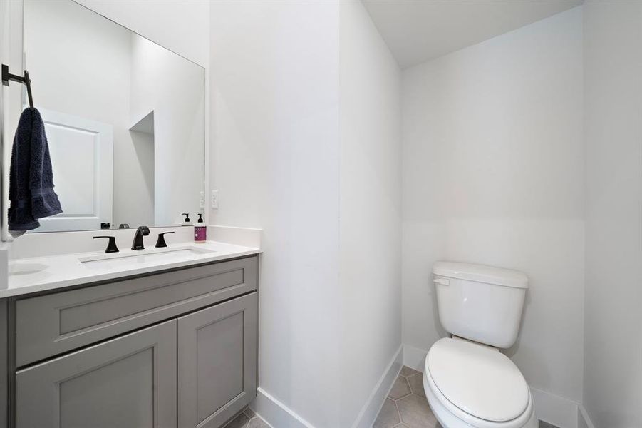 Half bath - located on the 1st Floor