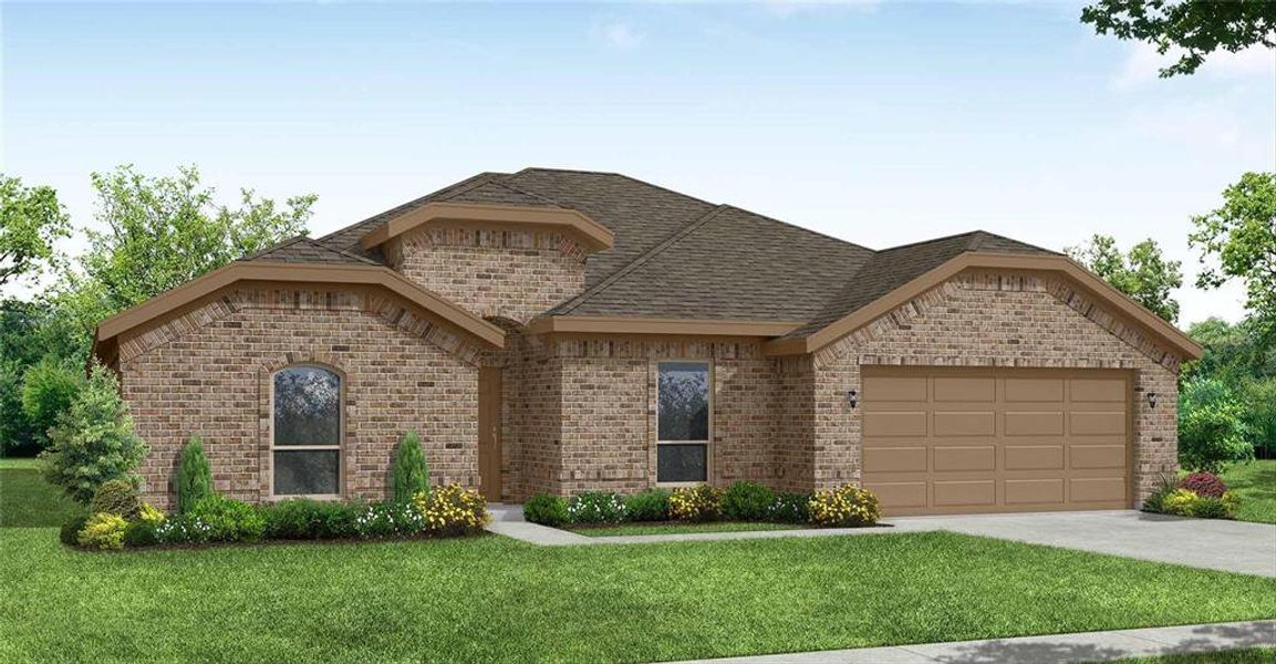 New construction Single-Family house 437 Falcon Way, Azle, TX 76020 Walden II- photo