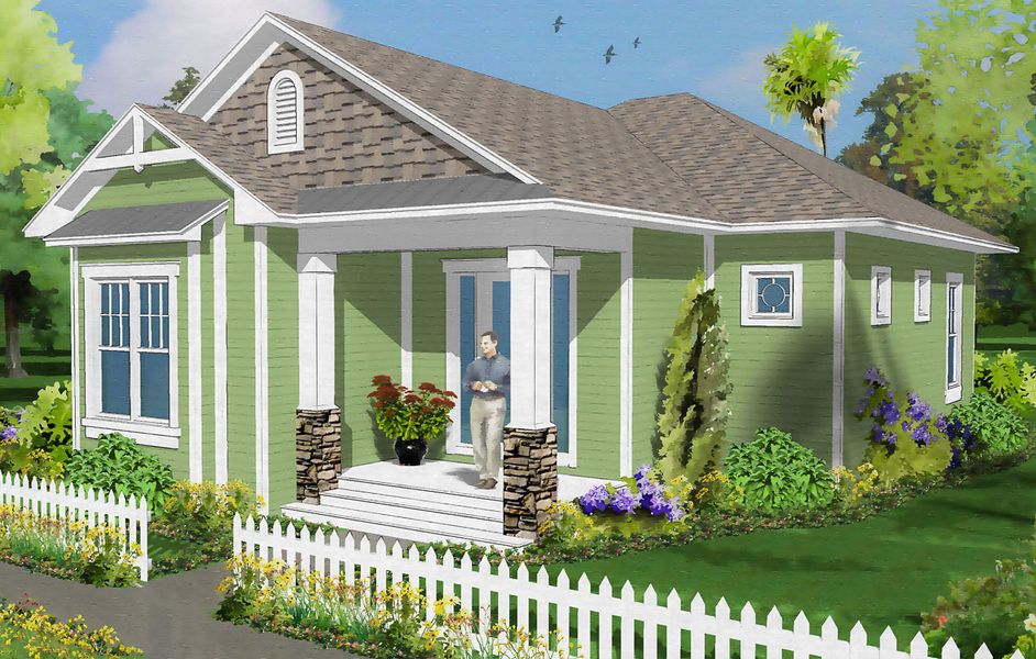 New construction Single-Family house The Fairfax, 541 East Plymouth Avenue, Deland, FL 32724 - photo