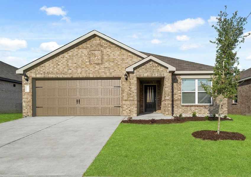 The Blanco floor plan is a one-story home.