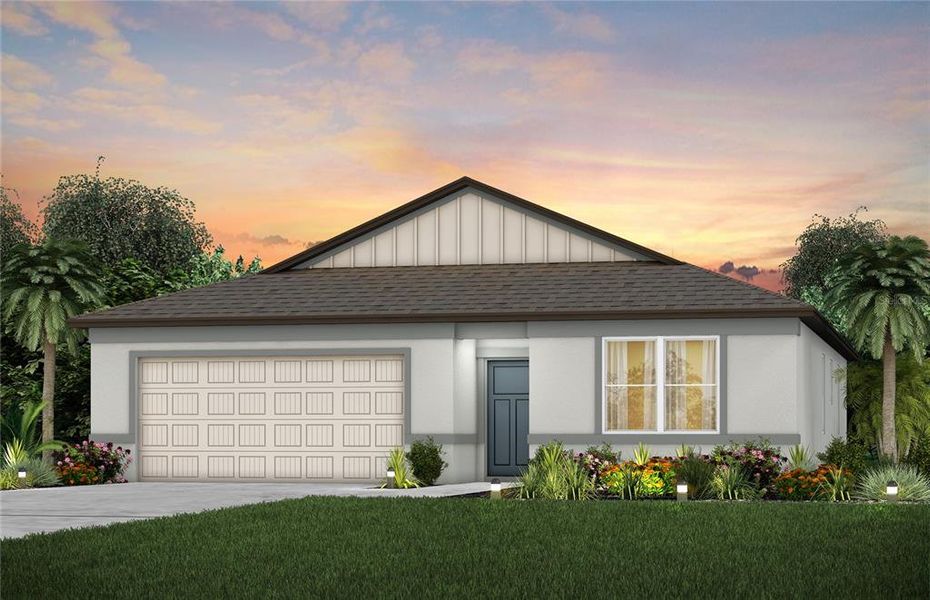 New construction Single-Family house 11779 Moonsail Drive, Parrish, FL 34219 Hanover- photo