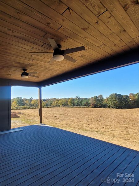 Rear Porch - Extended and Covered w/ Trex Decking