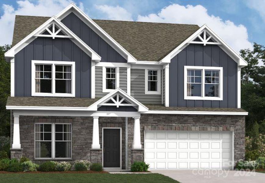 New construction Single-Family house 2667 Clipper Court Nw, Concord, NC 28027 Savoy II - Smart Series Single Family- photo