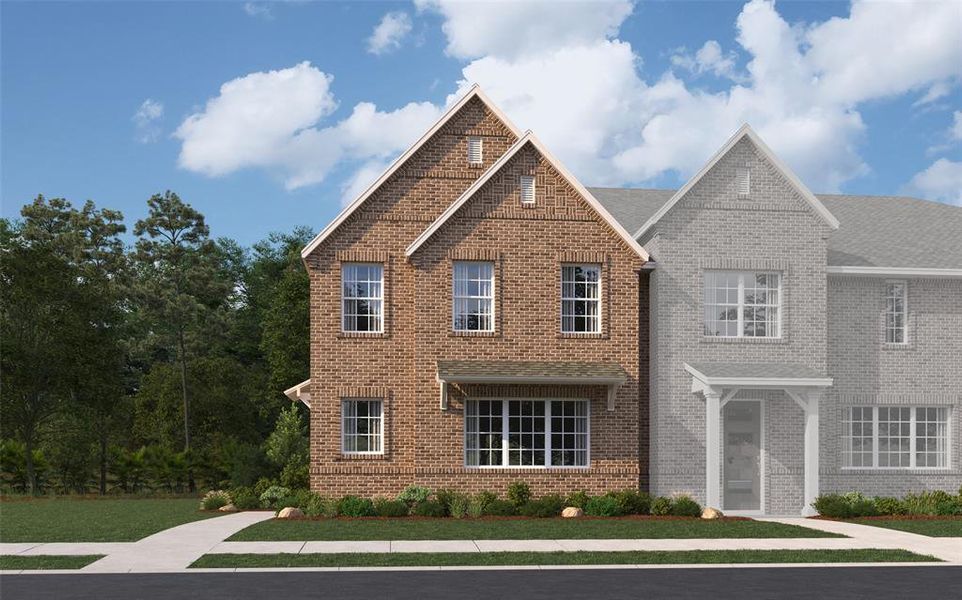 Elegant and sophisticated living await you in our beautiful lock and leave homes now available in Trinity Falls!