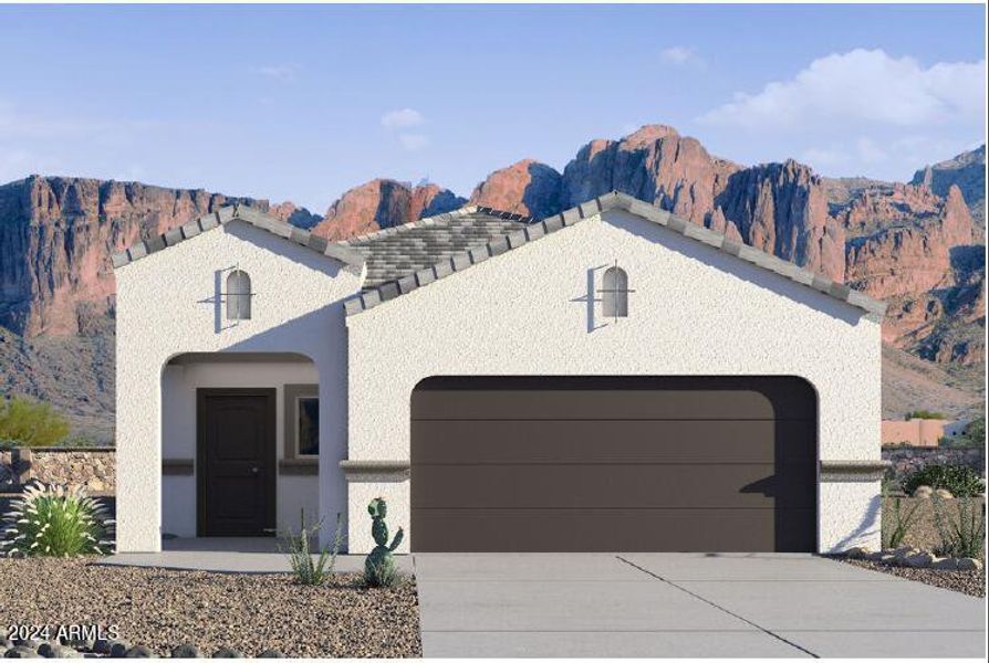 New construction Single-Family house 5282 E Umber Road, San Tan Valley, AZ 85143 - photo
