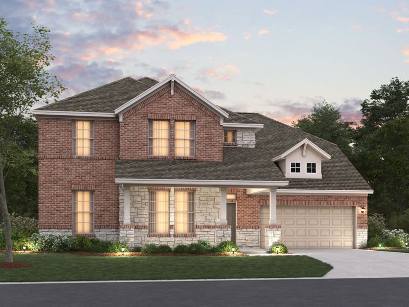New construction Single-Family house 3529 Daffodil Road, Prosper, TX 75078 Rincon - Classic Series- photo