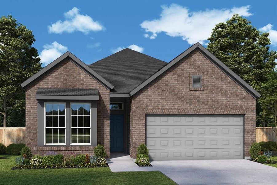 New construction Single-Family house 419 Embden Rim Drive, Willis, TX 77318 The Gladesdale- photo