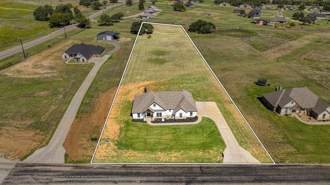 Aerial View of the property