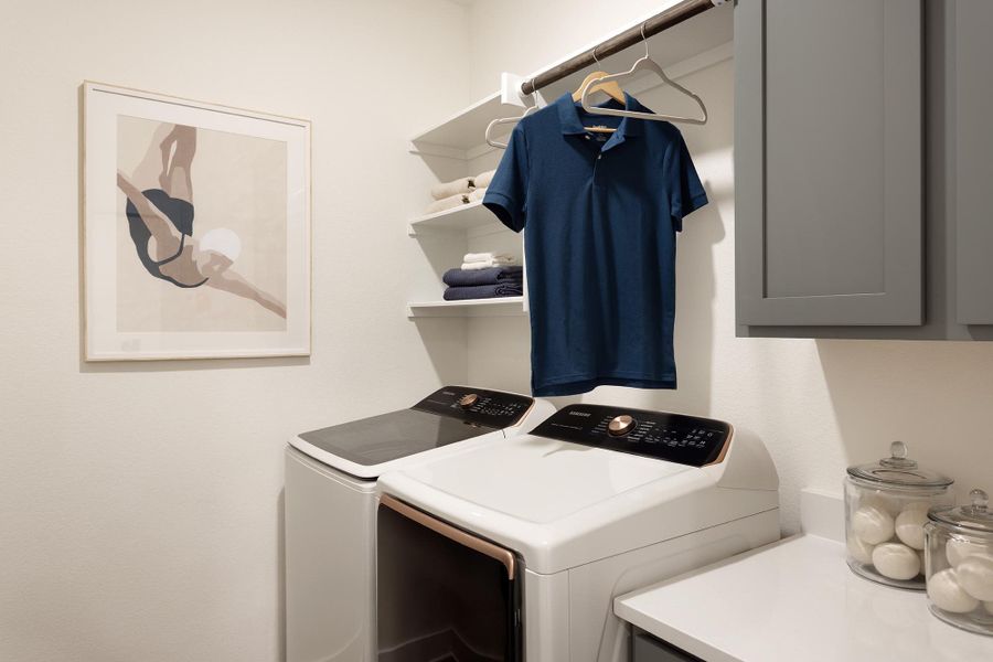 Laundry | Ellie at Avery Centre in Round Rock, TX by Landsea Homes