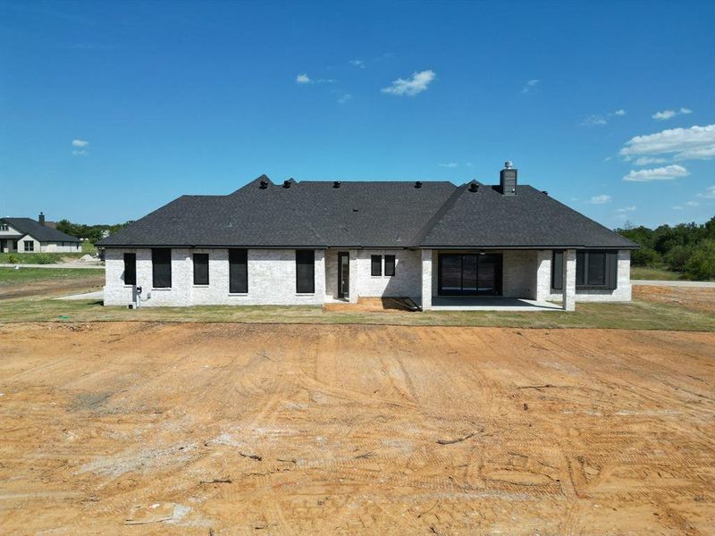 View of rear view of house