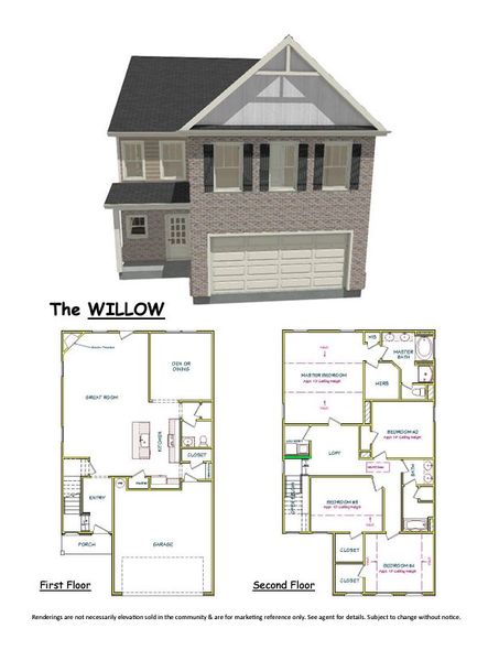 New construction Single-Family house Willow, 3066 Rex Road, Rex, GA 30273 - photo