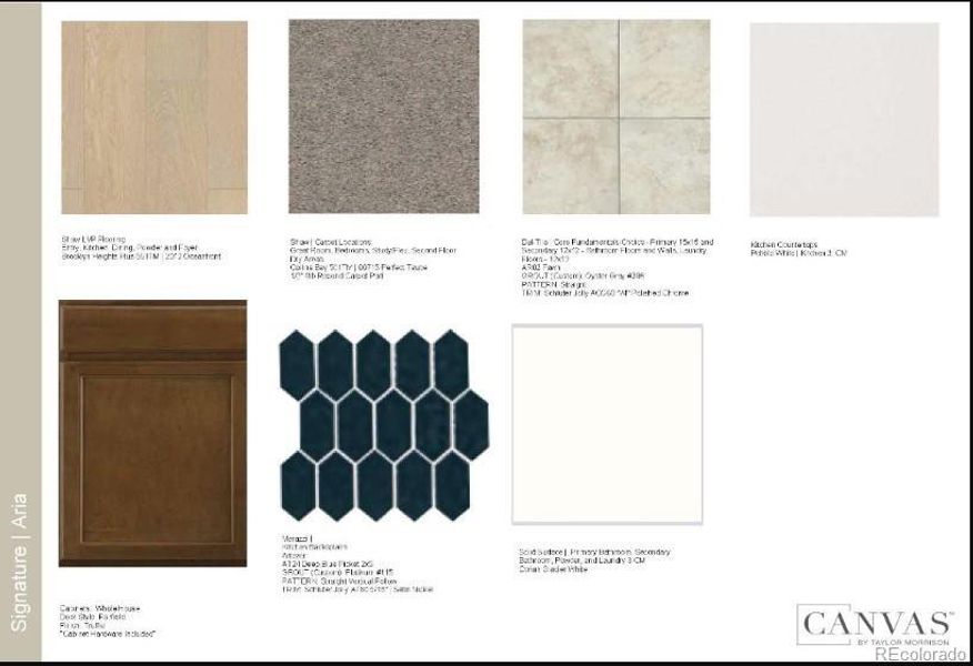 Design Selections. Home is under construction, design selections are subject to change.