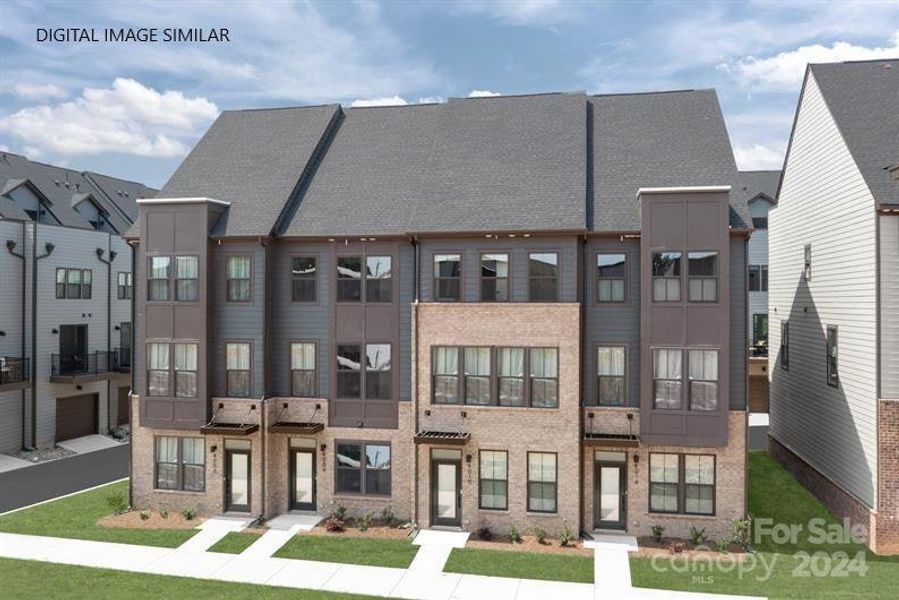 New construction Townhouse house 6130 Station Crossing Avenue, Unit 2014C, Charlotte, NC 28217 - photo