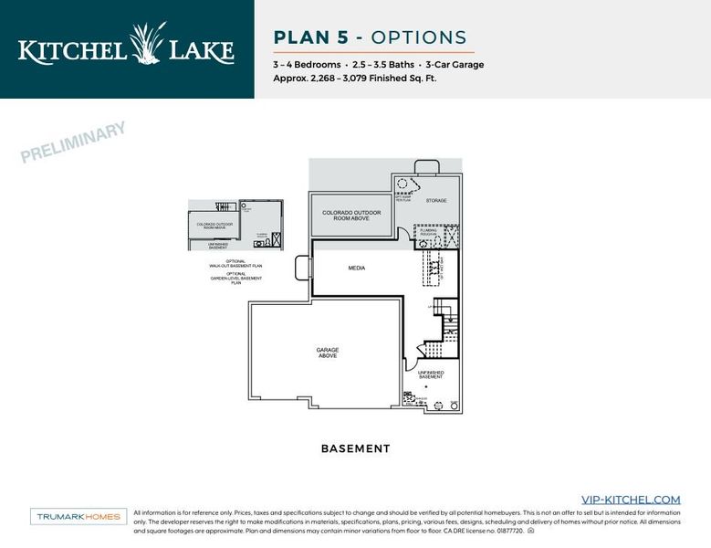 Kitchel Lake Plan 5 Floor Plan