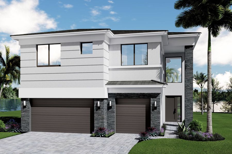 New construction Single-Family house Honolulu, 8532 Crystal Downs Avenue, Boca Raton, FL 33434 - photo