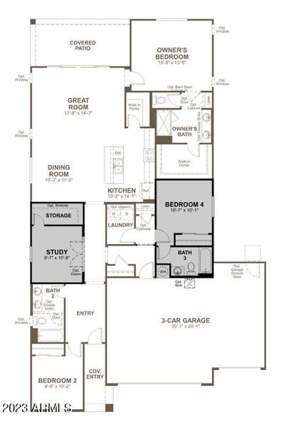 New construction Single-Family house 1467 E Torino Court, Casa Grande, AZ 85122 Larimar- photo