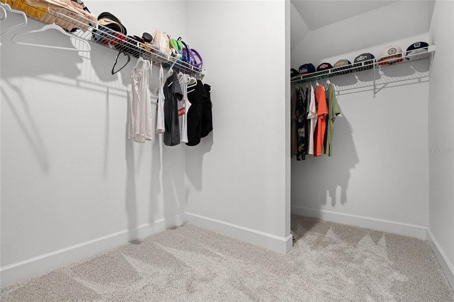 Primary closet