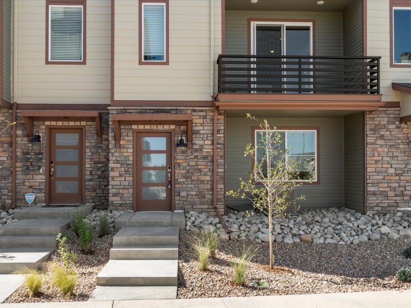 The Cameron floorplan exterior image taken at a Meritage Homes community in Broomfield, CO.