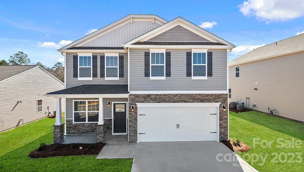 New construction Single-Family house 8214 Kennesaw Drive, Gastonia, NC 28056 Concord- photo