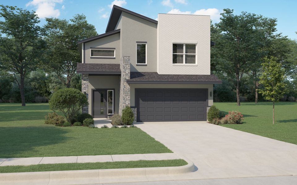 New construction Single-Family house Mesquite - Texas Tree Series | 40' Lots, 3800 High Valley Drive, McKinney, TX 75071 - photo