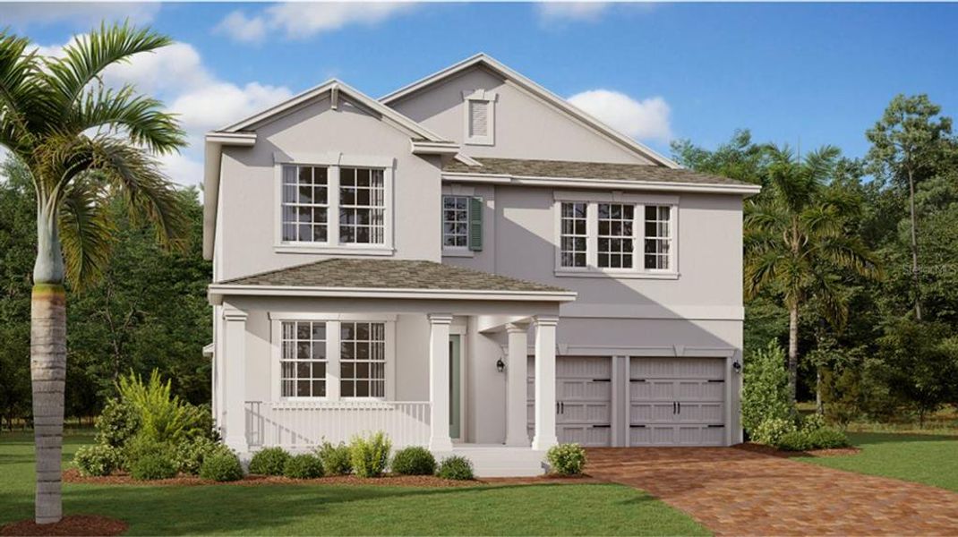 New construction Single-Family house 11835 Language Way, Orlando, FL 32832 Harwich II- photo