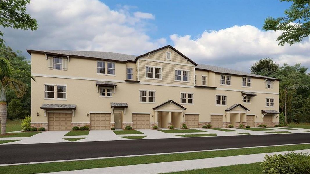 New construction Townhouse house 845 Tennyson Mill Circle, Tampa, FL 33619 Tidewater- photo
