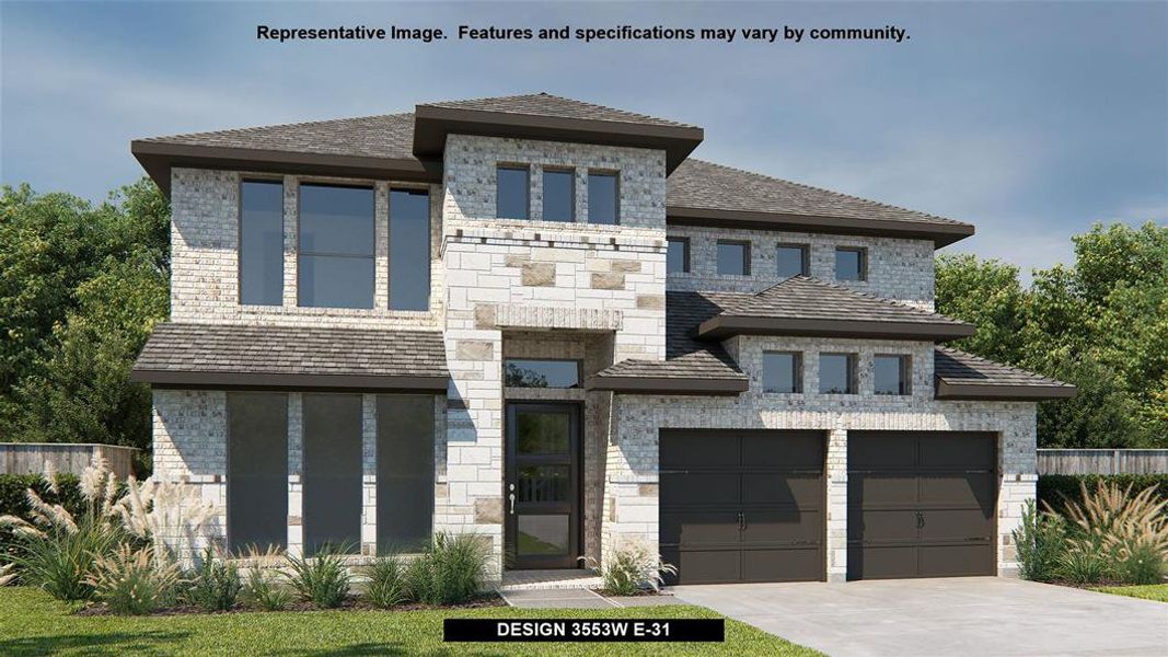 New construction Single-Family house 14414 Spanish Hull, San Antonio, TX 78254 Design 3553W- photo