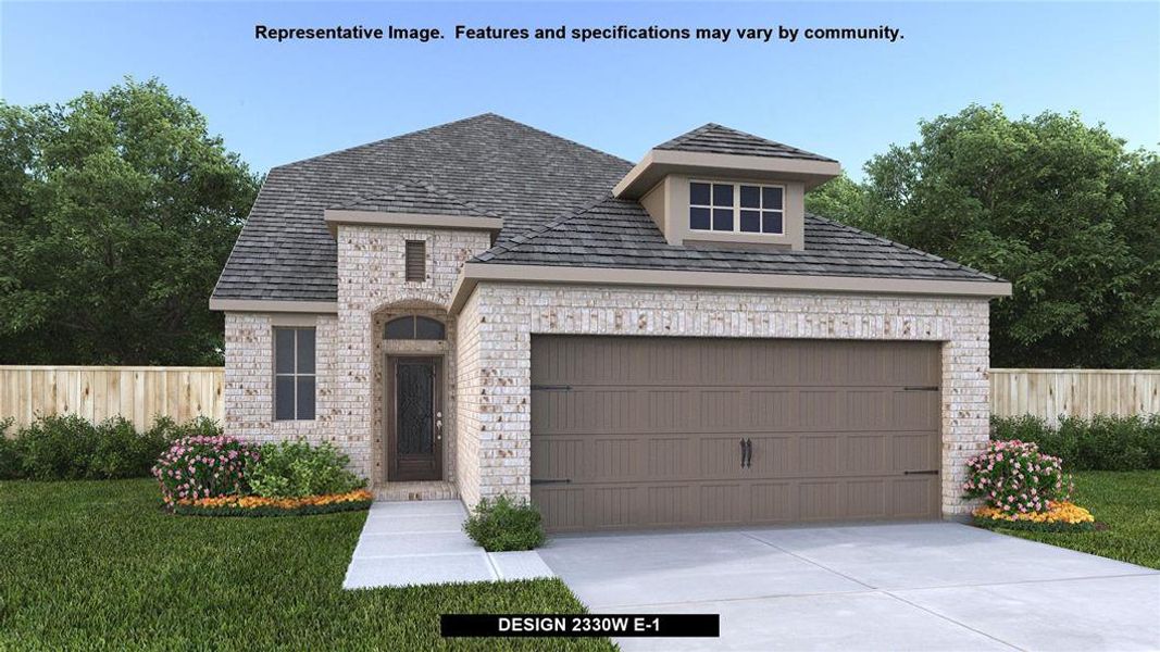 New construction Single-Family house Design 2330W, 309 Langhorne Bend, Liberty Hill, TX 78642 - photo