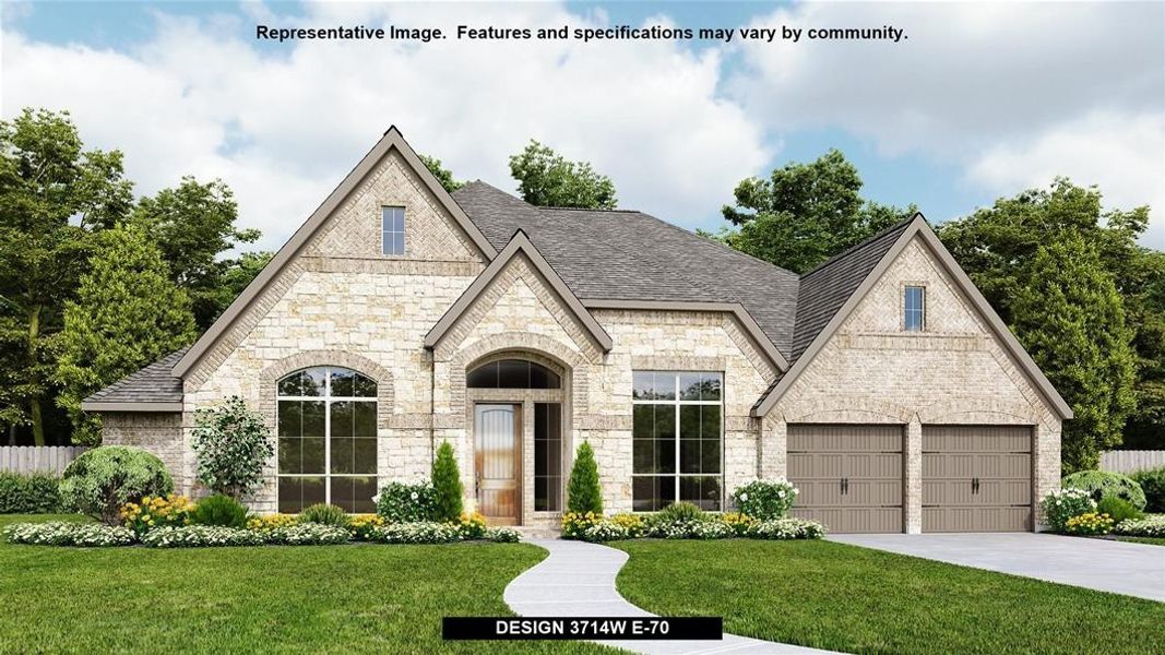 New construction Single-Family house Design 3714W, 10703 Monarch Butterfly Drive, Cypress, TX 77433 - photo