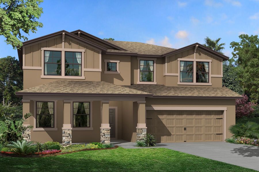 New construction Single-Family house 31835 Sapna Chime Drive, Wesley Chapel, FL 33545 Salinas- photo