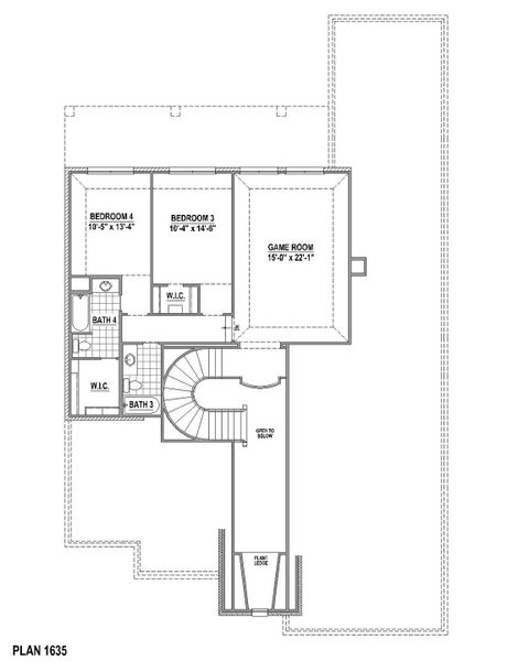 Plan 1635 2nd Floor